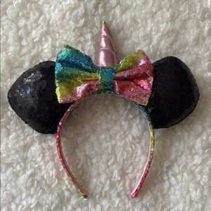 Sequin Unicorn Mickey Ears